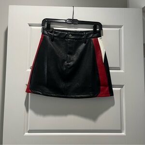 12th Tribe faux leather Women's Skirt